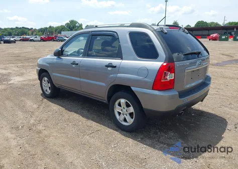 2009 Kia Sportage Lx V6 из США, поврежденный, VIN KNDJF723X97602587